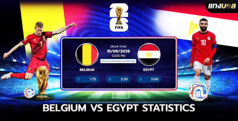 Belgium vs Egypt Statistics