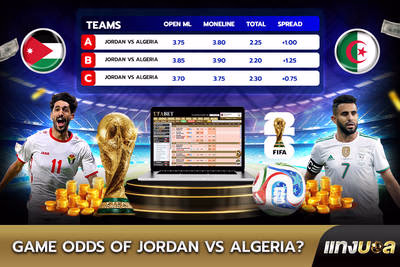 Game Odds of Jordan vs Algeria?