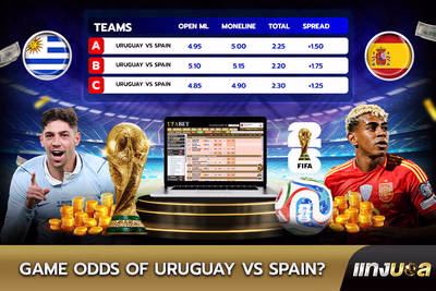 Game Odds of Uruguay vs Spain?