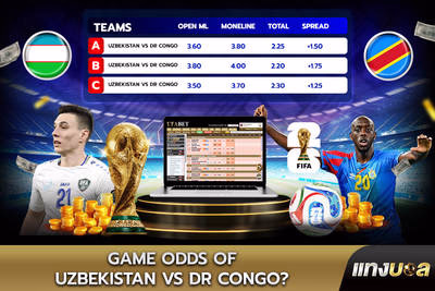 Game Odds of  Uzbekistan vs DR Congo?