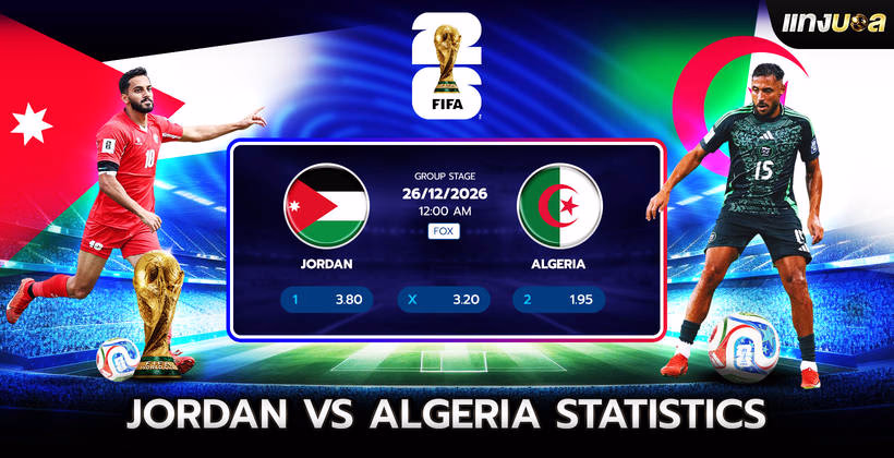 Jordan vs Algeria Statistics