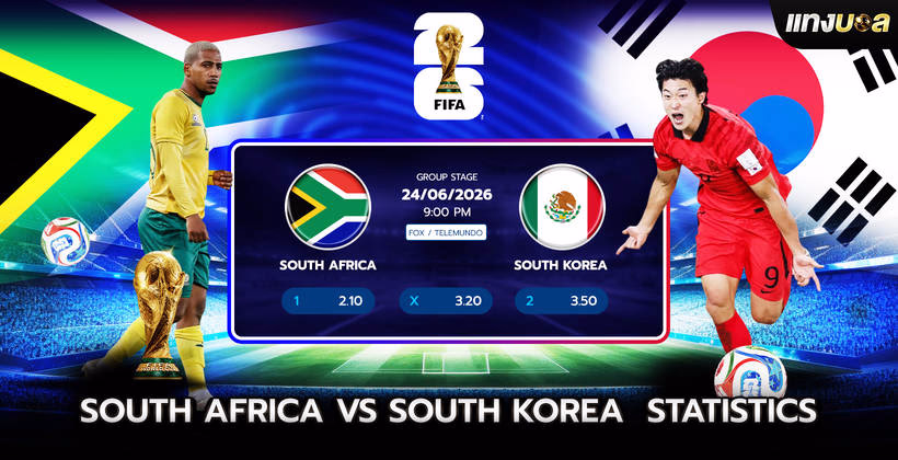 South Africa vs South Korea Statistics