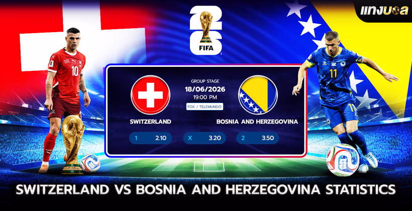 Switzerland vs Bosnia and Herzegovina Statistics