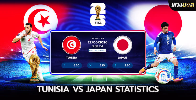 Tunisia vs Japan Statistics